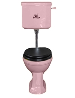 TRTC Churchill Pink Low Level Toilet