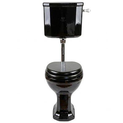 TRTC Churchill Black Low Level Toilet