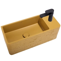 Syros Square Wall Mounted Cloakroom Basin