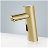 Hotel BathSelect Brushed Gold Tone Platinum Automatic Thermostatic Commercial Sensor Tap Solid Brass Construction