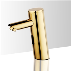 Hostelry BathSelect Gold Tone Platinum Automatic Thermostatic Commercial Sensor Tap Solid Brass Construction