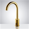 For Luxury Suite Wella Goose Neck Automatic Commercial Sensor Faucet B510 - Gold Tone Finish