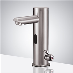 Hospitality BathSelect All-in-one Thermostatic Automatic Commercial Brushed Nickel Sensor Faucet Available in Chrome Finish or Oil Rubbed Bronze Finish