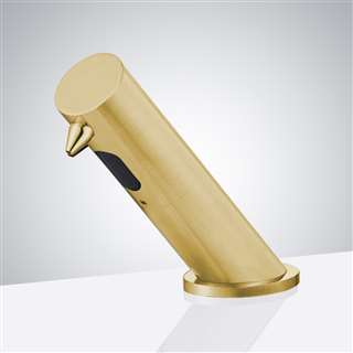 Brushed Gold Commercial High Quality Automatic Soap Dispenser in Oil Rubbed Bronze