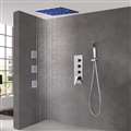 BathSelect Ceiling Rainfall Shower Head in Brushed Nickel