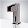 Hospitality BathSelect Brushed Nickel Contemporary Commercial Automatic Waterfall Sensor Faucet