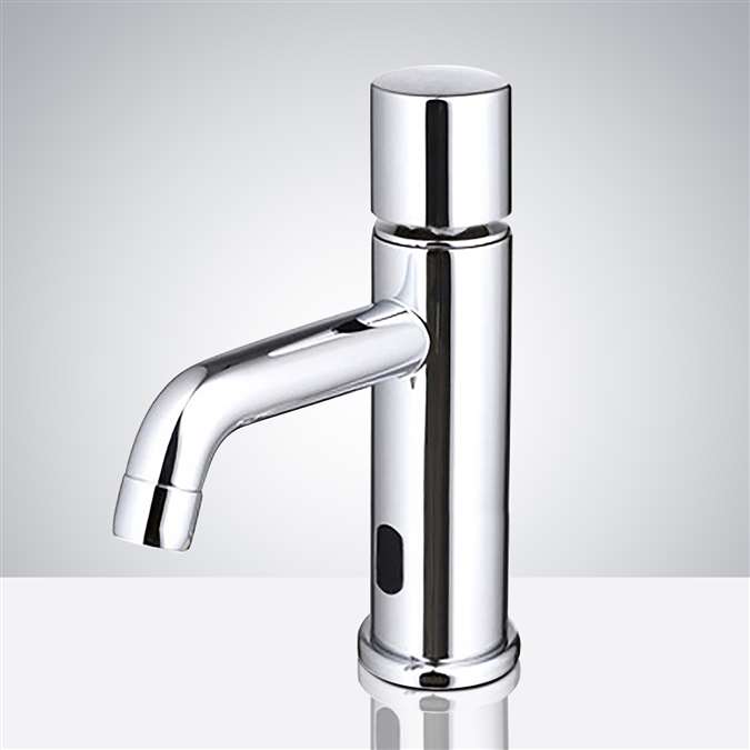 Brass Chrome Commercial Automatic Motion Sensor Faucet