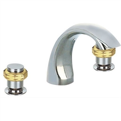 Leo Brass Gold Handle Body Faucet