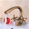 Rubeno Antique Brass Sink Faucet