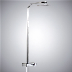 Fontana Digital Thermostatic Shower Set With Digital Display Touch Button Mixing Valve