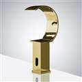 Fontana Gold Commercial Waterfall Style Motion Sensor Faucet