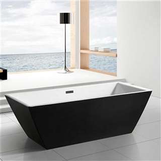 Hotel Sedona Freestanding 71" Square Bathroom Tub