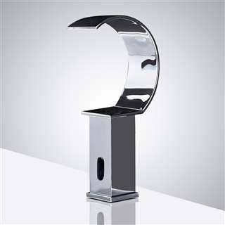 Contemporary Infrared Waterfall Commercial Automatic Motion Sensor Faucet