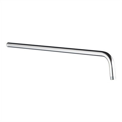 Juno 24" Wall Mounted Stainless Steel Shower Arm in Chrome Finish