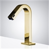 Hotel BathSelect Dual Function Automatic Deck Mount Gold Sensor Water Faucet and Soap Dispenser