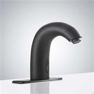 Dijon High Quality Commercial Automatic Matte Black Bathroom Faucet