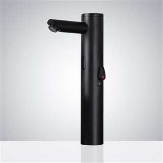 BathSelect Matte Black Commercial Bathroom Sensor Faucet