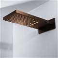 Hospitality BathSelect LED Light Oil Rubbed Bronze Waterfall/Rainfall Shower Head