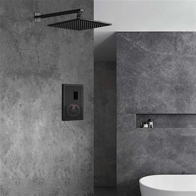 Dark Oil Rubbed Bronze Sensor Controlled Automatic Shower Set