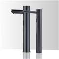 BathSelect Commercial Automatic Matte Black Sensor Faucet with Matching Automatic Soap Dispenser for Restrooms
