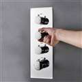 Three Function Chrome Diverter Shower Controller Mixer