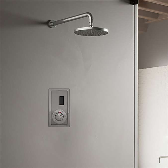 Wall Mount Chrome Sensor Controlled Automatic Shower Set