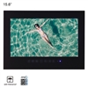 Bavaria 15.6" inch Wall Mount Water Proof Bathroom LED TV (Black)