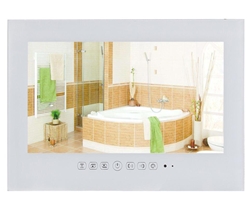 Bavaria 15.6" inch Wall Mount Water Proof Bathroom LED TV (White)