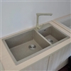 Deauville Man Made Artificial Stone Undermount Kitchen Sink