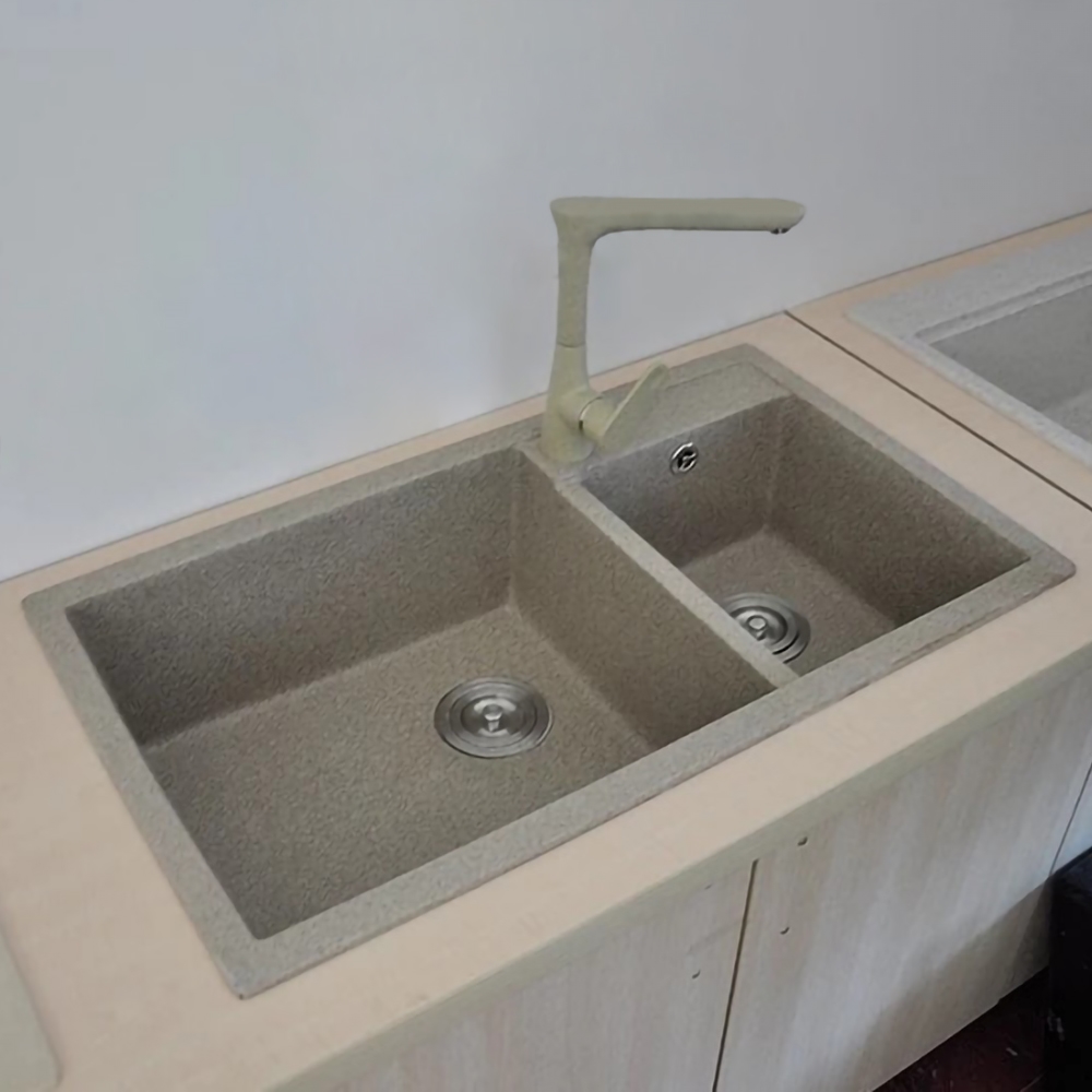 Deauville Man Made Artificial Stone Undermount Kitchen Sink