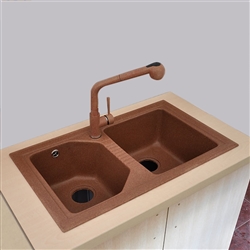 Chatou Brown Chemical Resistance Undermount Kitchen Sink
