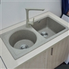 Lyon Gray Modern Design Acrylic Kitchen Sink
