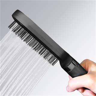 Oxygenics High Pressure Wall Mount Comb Shower Head Hair Brush ABS Plastic