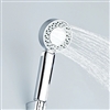 Dual Function Water Saving Round ABS Chrome Bath Pressure Handheld Oxygenics Shower Head