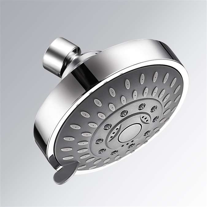 4-inch Adjustable Round Wall Mounted Oxygenics Water Saving Shower Head