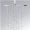 Oxygenics Stainless Steel Ultra-Thin Overhead High Pressure 30cm Square Shower Head