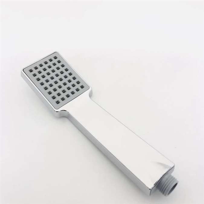 Oxygenics Pressurized Water Saving Handheld High Pressure Square Shower Head