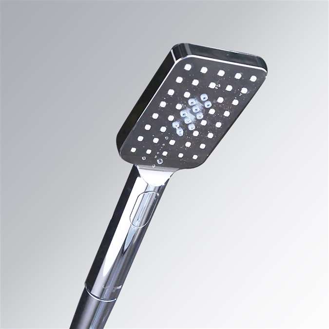 ABS Material Water Saving Chrome Finish Oxygenics Shower Head