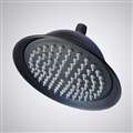 For Luxury Suite Dark Oil Rubbed Bronze/Matte Black Round 8 inches Water Saving Rainfall Bathroom Shower Head