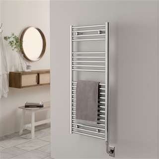 BathSelect Stainless Steel Electric Bar Towel Warmer In Chrome Finish