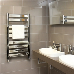 BathSelect Stainless Steel Electric Bar Towel Warmer In Chrome Finish