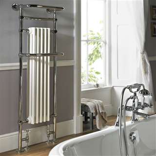 BathSelect Stainless Steel Electric Bar Towel Warmer In Chrome Finish