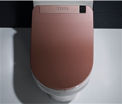 BathSelect High Quality Intelligent Smart Toilet Seat Cover With LED Light In Rose Gold Finish