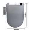 BathSelect High Quality Intelligent Smart Toilet Seat Cover In Silver