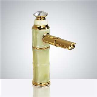 BathSelect Golden Spout Handsfree Motion Sensor Faucet