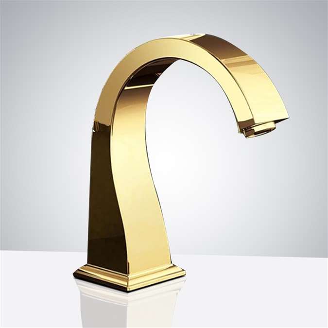 BathSelect  Polished Gold Commercial Auto-motion Sensor Faucet