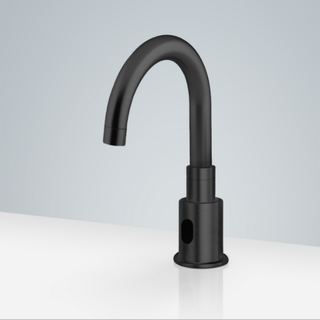 Carpi Solid Brass Dark Oil Rubbed Bronze Deck Mount Commercial Automatic Faucet