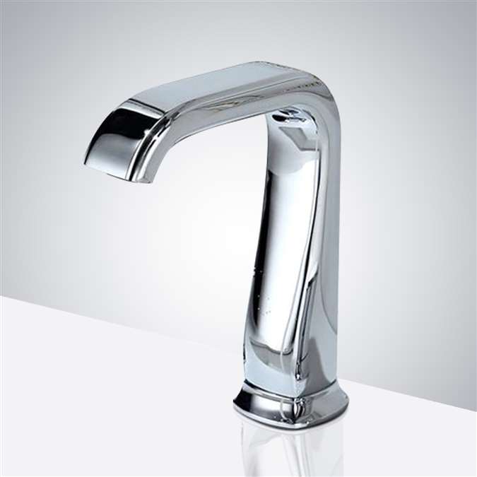 BathSelect Chrome Finish Commercial Automatic Touchless Sensor Faucet