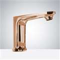 BathSelect Polished Rose Gold Commercial Automatic Touchless Sensor Faucet