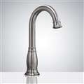 Bathselect Venosa Deck Mount Commercial Brushed Nickel Automatic Touchless Sensor Faucet